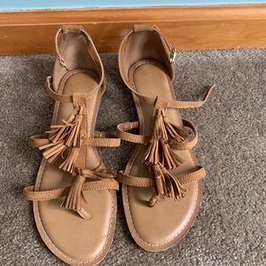 Suede Gladiator Sandals